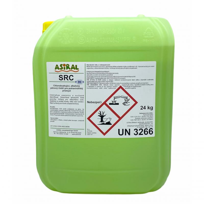 Produkt - SRC (Alkalický čištič s dezinfekcí)